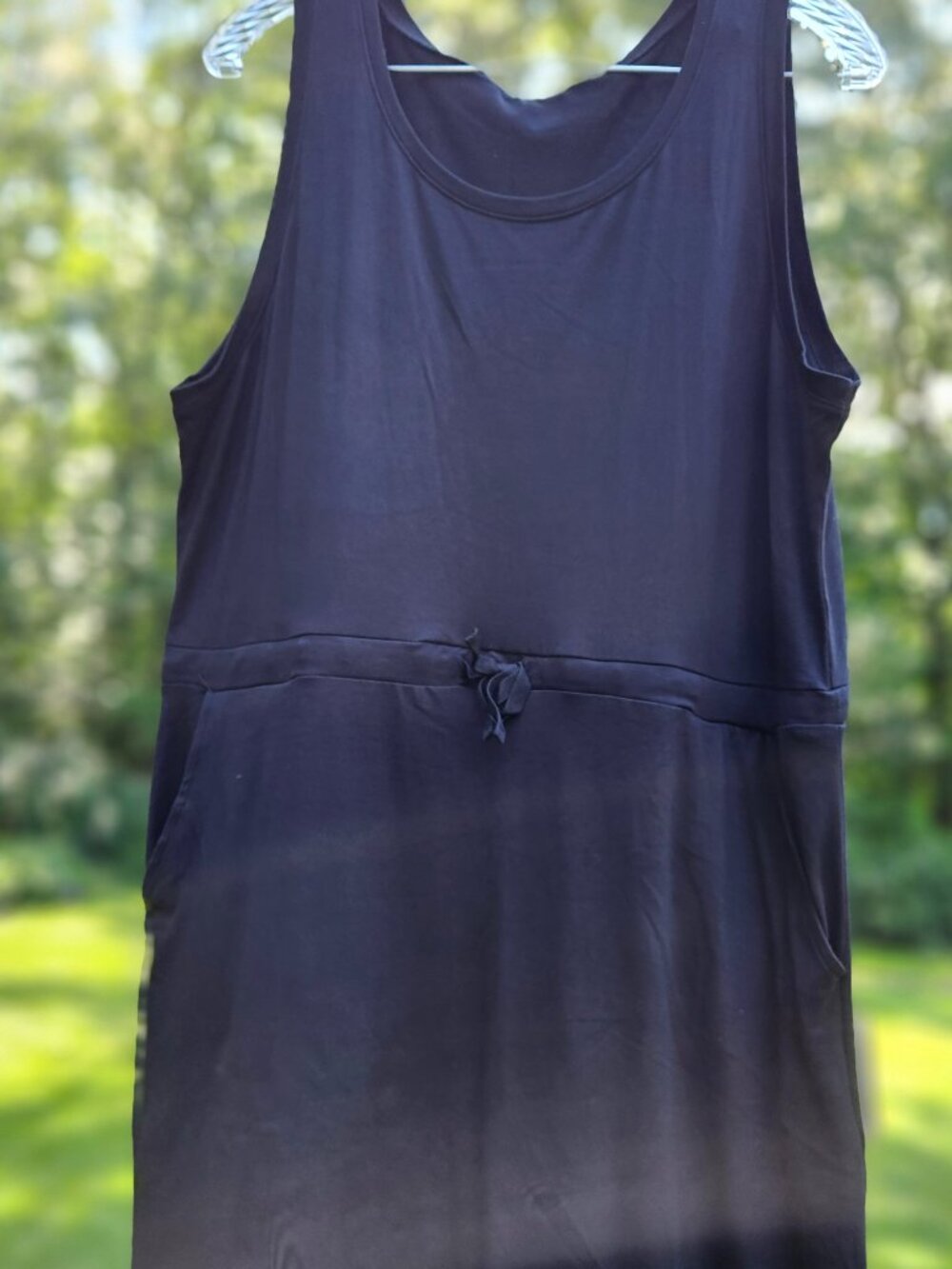 Jack & Missy black Napa drawstring dress size XL NWT